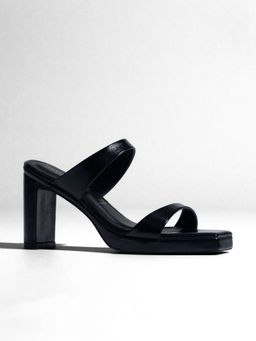Signature Sole - Midnight Luxe Block Heel Sandals