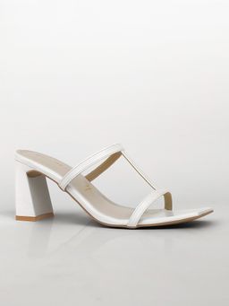 Signature Sole - Opal Edge White Sandals