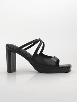 Signature Sole - Noir Rise Platform Block Heels