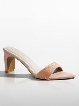 Signature Sole - Peach Gleam Heels