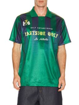 Eastside Golf - Pitch Jersey Men's Graphic Striped Polo Green