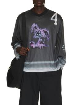 Jungles - Moto Jersey Men's Graphic Mesh T-Shirt Black