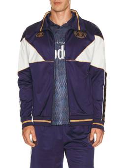 Kappa - x Modelo Men's Zippered Track Jacket Navy Blue