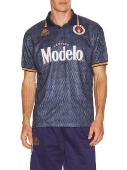 Kappa - Modelo Authentic Men's Logo Print Polo Shirt Navy Blue