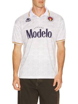 Kappa - Modelo Authentic Men's Logo Print Polo Shirt White