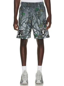 Mitchell & Ness - NFL Raiders Men's Mesh Pull-On Shorts Multi-Color