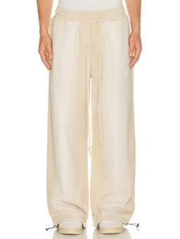 Ryoko Rain - Vintage Artist Men's Drawstring Cotton Sweatpants Beige