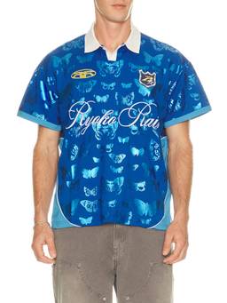 Ryoko Rain - Butterfly Effect Men Printed Polo Jersey Blue