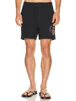Sendero Provisions Co. - Marejada Men's Drawstring 3-Pocket Board Shorts Black
