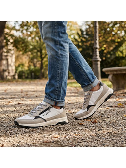 Bugatti - Jerit White Men SynthetiLifestyle Sneakers