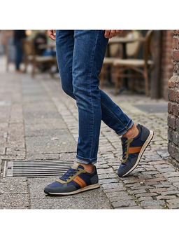Bugatti - Ross Blue Men SynthetiLifestyle Sneakers