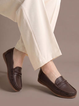 JODYHUB - Women Brown Loafers