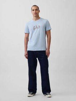 GAP - Mens Logo Print Crew Neck T-Shirt
