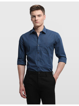 Arrow - Mens Grid Tattersall Checked Manhattan Slim Fit Formal Shirt