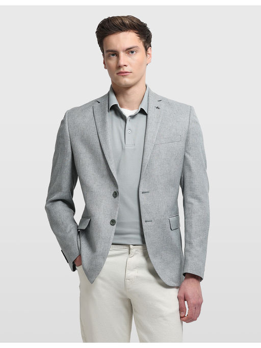 Arrow Mens Body Tailored Fit Formal Heathered Blazer