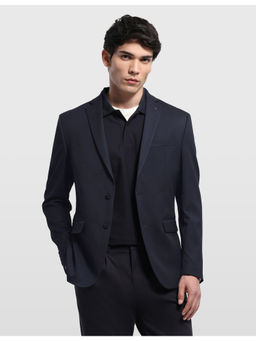 Arrow - Mens Tailored Fit Single Breasted Blue Blazer