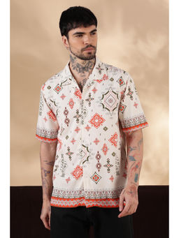 Eszett - Indigenous Printed Cuban Casual Shirt