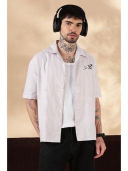 Eszett - Plaid Paper Plane Casual Shirt