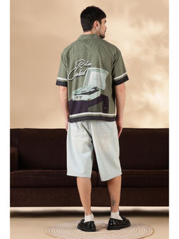 Eszett - Retro Coded Oversized Casual Shirt