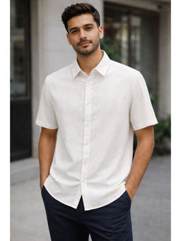 Parcel Yard - Men Regular Fit Spread Collar Neck Casual Shirt