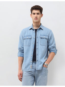 U.S. Polo Assn. Denim Co. - Mens Twill Relaxed Fit Casual Shirt