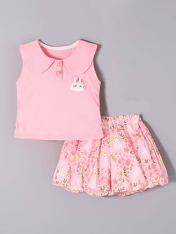 Hopscotch - 2-Pc Bunny Hop Blouse & Shorts