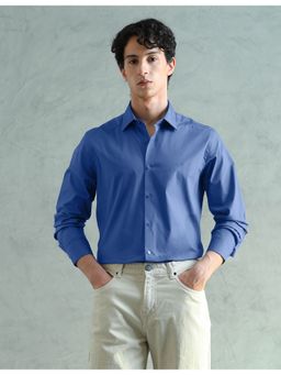 Arrow - Blue Cotton Solid Shirt
