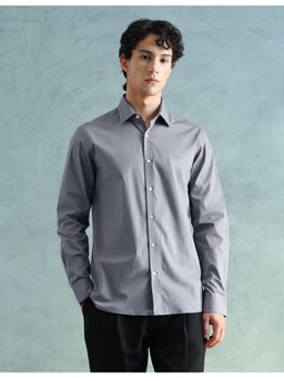 Arrow - Grey Cotton Solid Shirt