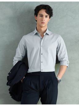 Arrow - Grey Cotton Solid Shirt