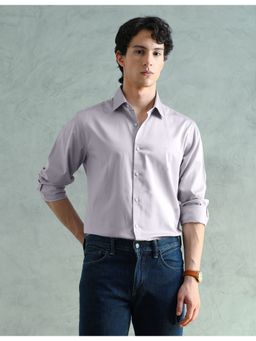 Arrow - Purple Cotton Solid Shirt