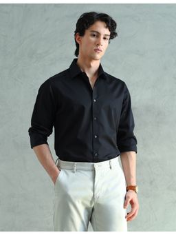 Arrow - Black Cotton Solid Shirt