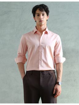 Arrow - Orange Cotton Solid Shirt