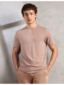 U.S. POLO ASSN. - Beige Modal Solid T-Shirt