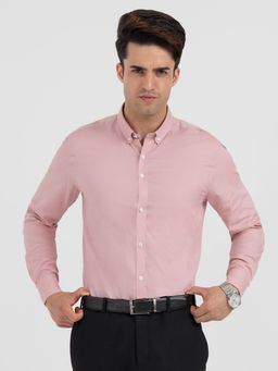 Red Tape - Pink Cotton Solid Shirt