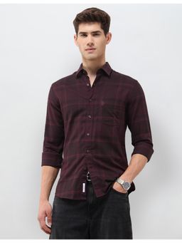U.S. POLO ASSN. - Red Cotton Checks Shirt