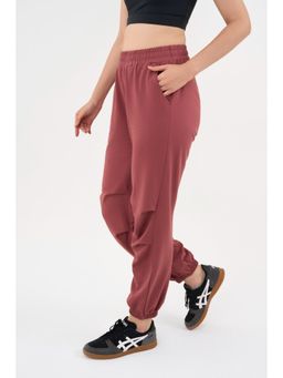 DCYPHR - Women's Lightweight Straight Pants-Rose Wood