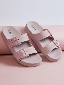 max - Women Pink Dual Strap Sandals