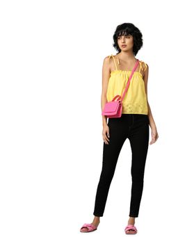 ONLY - Women Embroidered Yellow Top