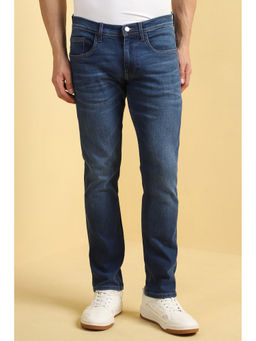 Allen Solly - Men Blue Slim Fit Mid Wash Jeans