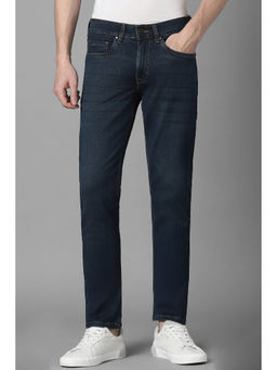Louis Philippe - Men Navy Dark Slim Fit Jeans