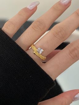 Aphrodyte Me - Crown of Heart Adjustable Ring