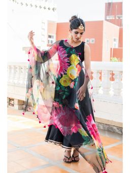 The Traditional Label - Kaajal Cotton Suit (Set of 3)