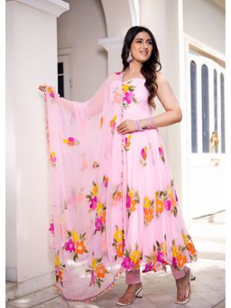 The Traditional Label - Blush Pink Handpainted Suit (Set of 3)