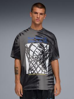 Puma - Black Cotton Half Sleeves T-Shirt