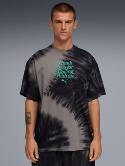 Puma - Black Cotton Half Sleeves T-Shirt