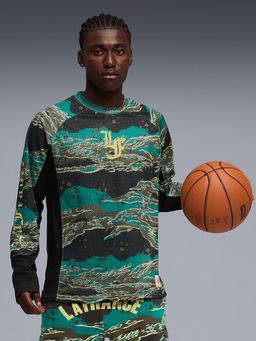 Puma - Green Polyester Full Sleeves T-Shirt