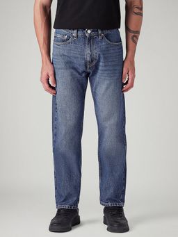 Levi's - Men 505 Blue Regular Fit Mid Rise Jeans