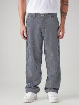 Levi's - Men 578 Blue Baggy Relaxed Fit Mid Rise Jeans