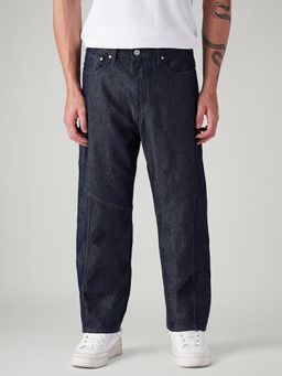Levi's - Men 568 Dark-Blue Loose Fit Mid Rise Jeans