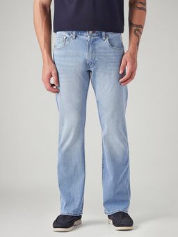 Levi's - Men 517 Light-Blue Straight Fit Mid Rise Hyper Stretch Jeans
